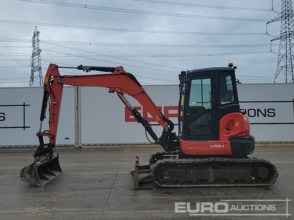 2018 Kubota U55-4 - Mini bager: slika 2 2018 Kubota U55-4 - Mini bager: slika 2
