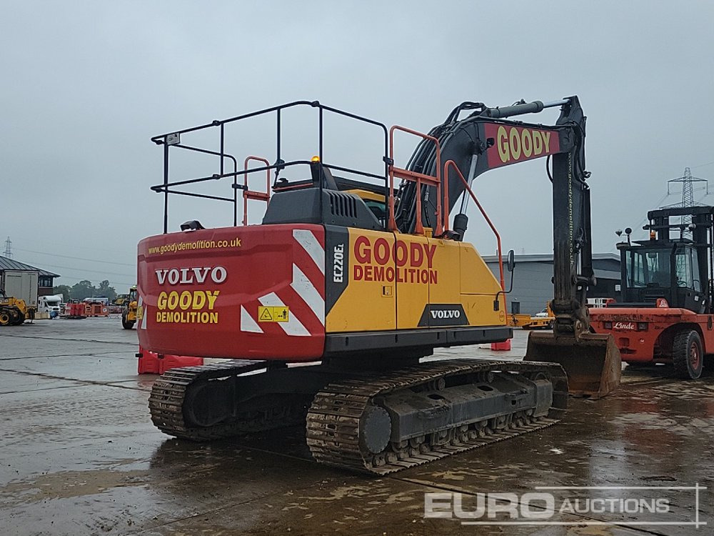 2018 Volvo EC220EL - Bager guseničar: slika 5 2018 Volvo EC220EL - Bager guseničar: slika 5