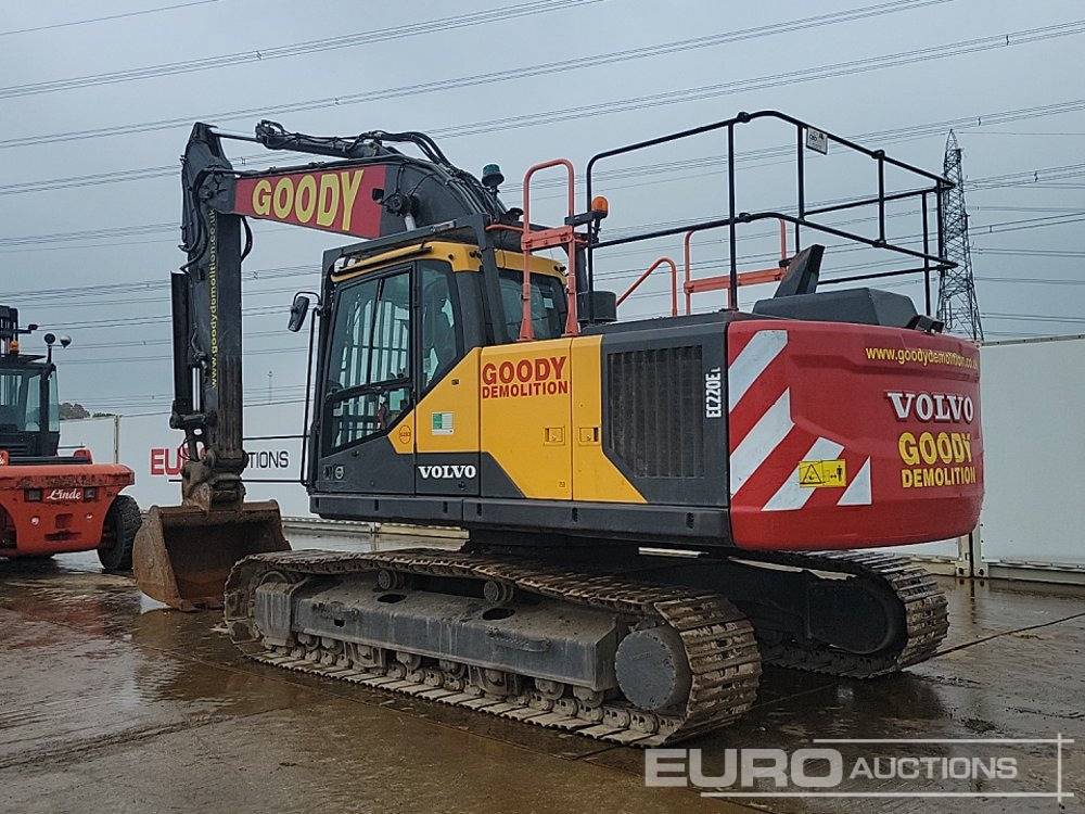 2018 Volvo EC220EL - Bager guseničar: slika 3 2018 Volvo EC220EL - Bager guseničar: slika 3