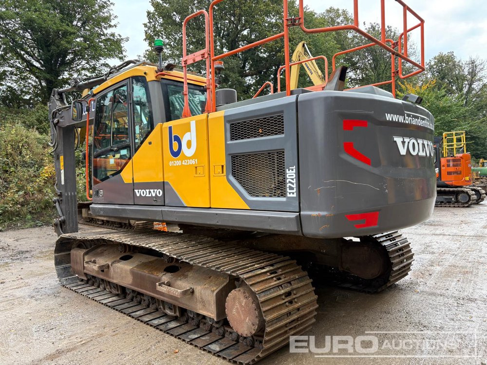 2018 Volvo EC220EL - Bager guseničar: slika 4 2018 Volvo EC220EL - Bager guseničar: slika 4