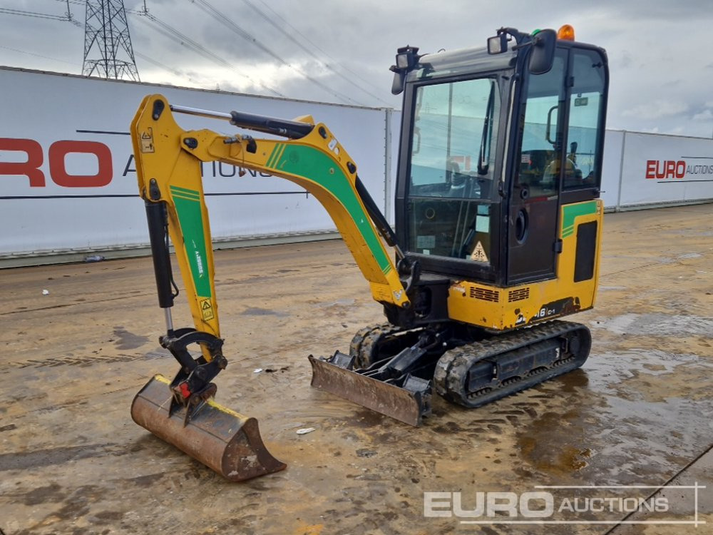 2019 JCB 16C-1 T3 - Mini bager: slika 1 2019 JCB 16C-1 T3 - Mini bager: slika 1