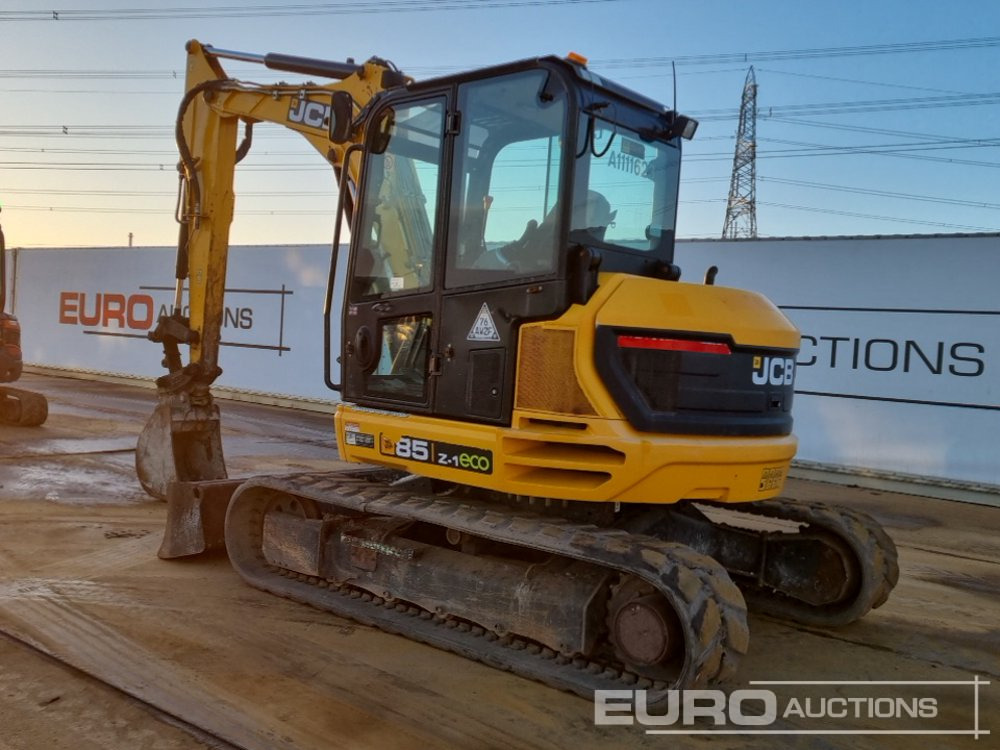 2019 JCB 85Z-1 ECO - Mini bager: slika 3 2019 JCB 85Z-1 ECO - Mini bager: slika 3