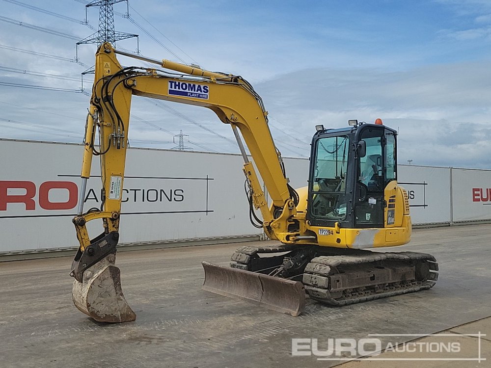 2019 Komatsu PC80MR-5 - Mini bager: slika 1 2019 Komatsu PC80MR-5 - Mini bager: slika 1