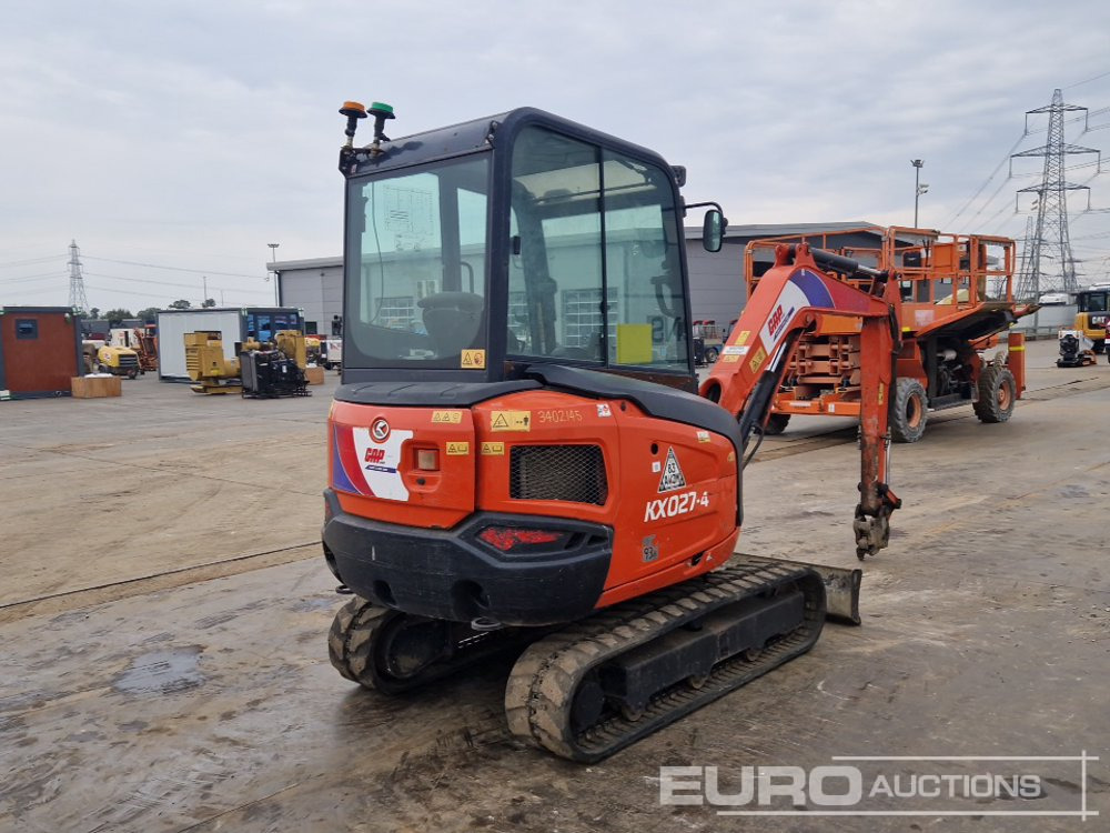 2019 Kubota KX027-4 - Mini bager: slika 5 2019 Kubota KX027-4 - Mini bager: slika 5