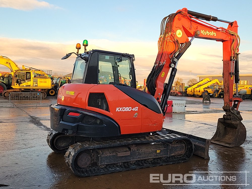 2019 Kubota KX080-4A - Mini bager: slika 5 2019 Kubota KX080-4A - Mini bager: slika 5
