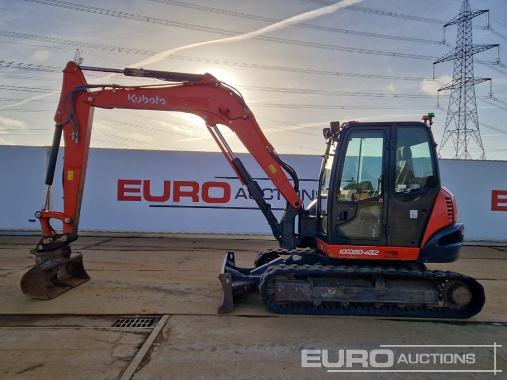 2019 Kubota KX080-4A2 - Mini bager: slika 2 2019 Kubota KX080-4A2 - Mini bager: slika 2