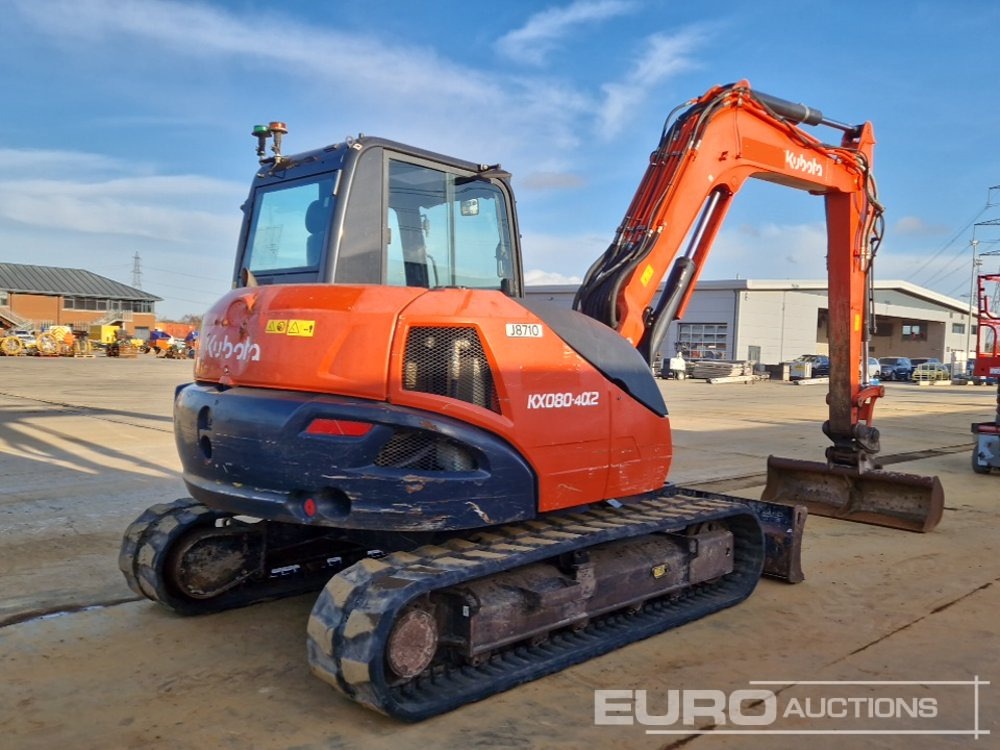 2019 Kubota KX080-4A2 - Mini bager: slika 5 2019 Kubota KX080-4A2 - Mini bager: slika 5