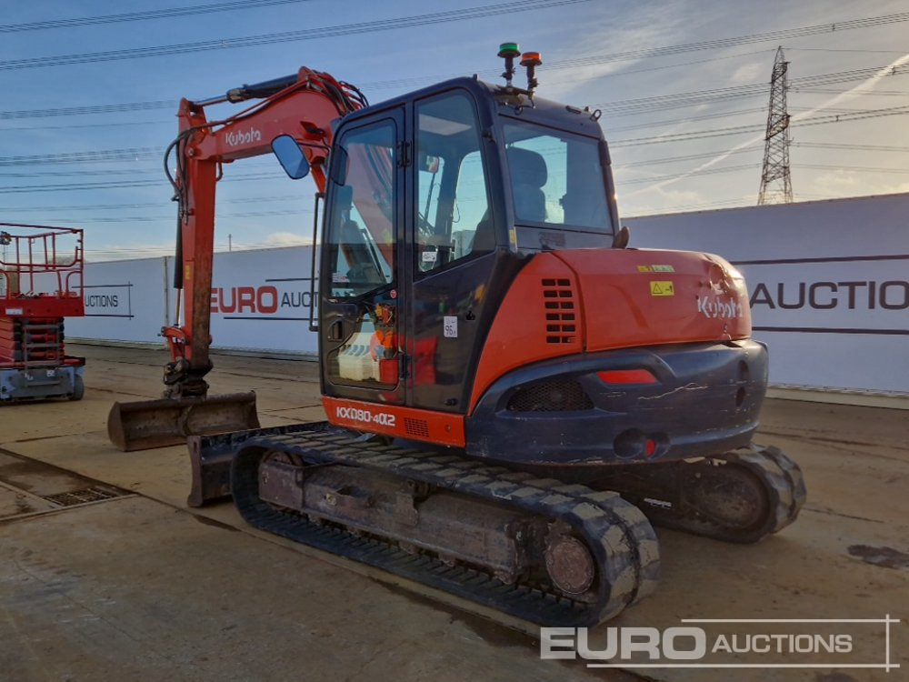 2019 Kubota KX080-4A2 - Mini bager: slika 3 2019 Kubota KX080-4A2 - Mini bager: slika 3
