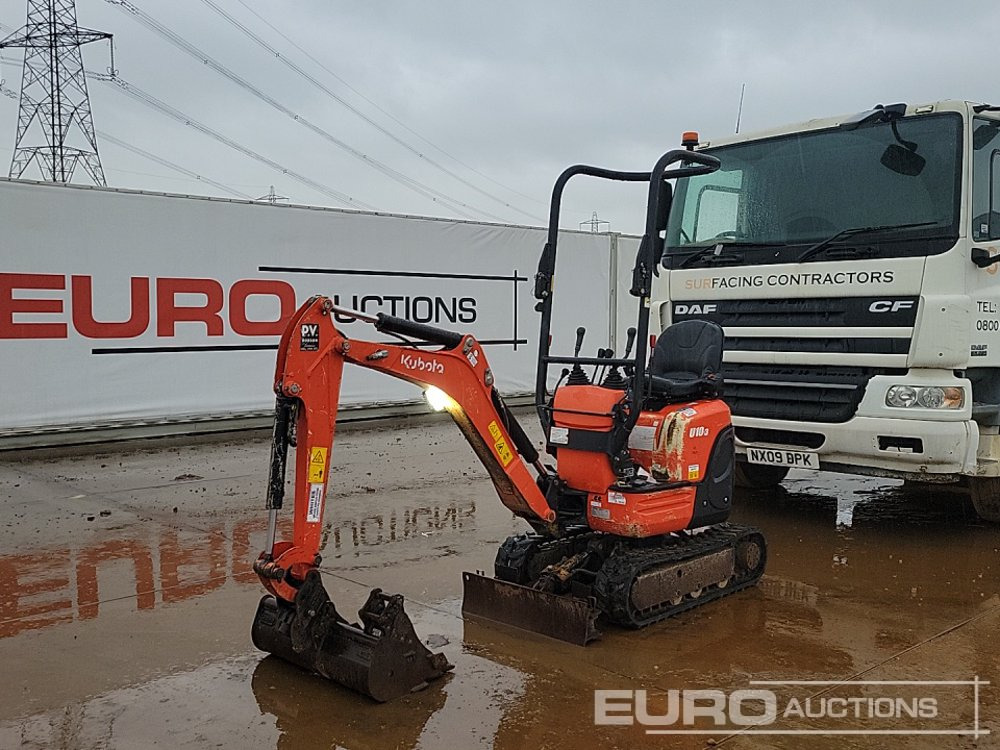 2019 Kubota U10-3 - Mini bager: slika 1 2019 Kubota U10-3 - Mini bager: slika 1