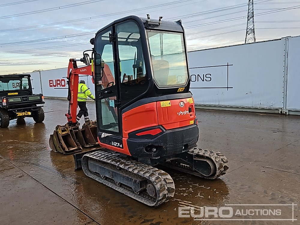 2019 Kubota U27-4 - Mini bager: slika 3 2019 Kubota U27-4 - Mini bager: slika 3