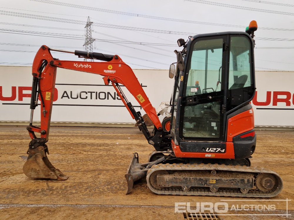 2019 Kubota U27-4 - Mini bager: slika 2 2019 Kubota U27-4 - Mini bager: slika 2