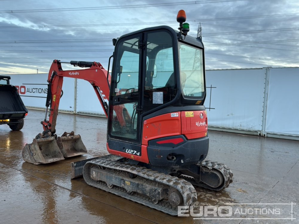 2019 Kubota U27-4 - Mini bager: slika 3 2019 Kubota U27-4 - Mini bager: slika 3