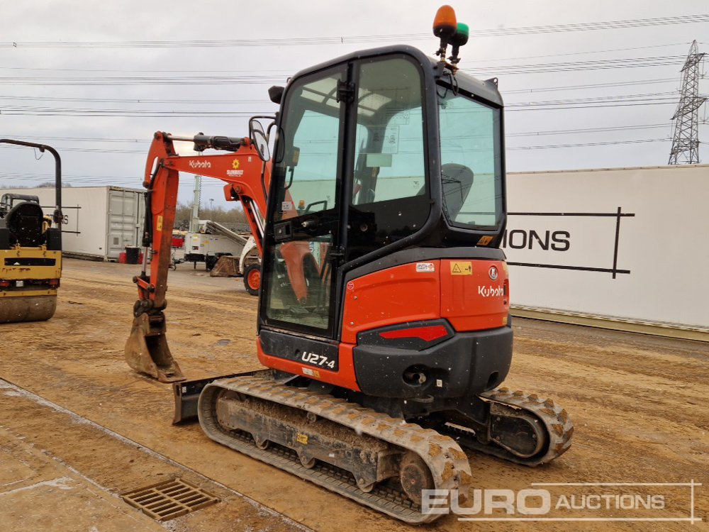 2019 Kubota U27-4 - Mini bager: slika 3 2019 Kubota U27-4 - Mini bager: slika 3