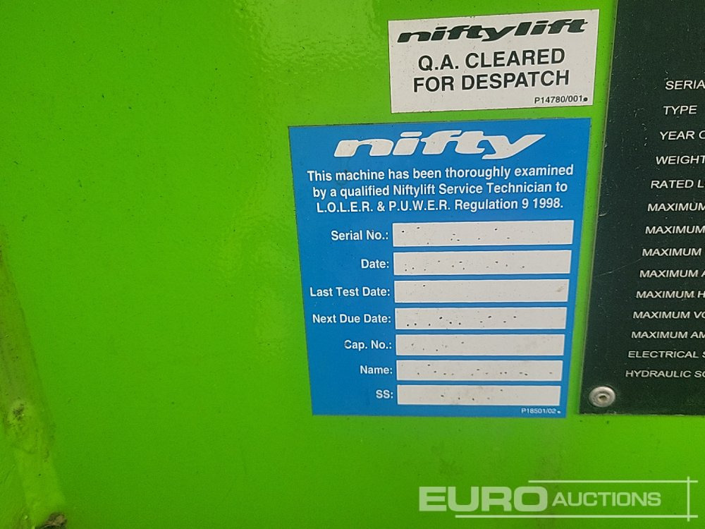 Vazdušna platforma 2019 Niftylift HR17N Hybrid: slika 41