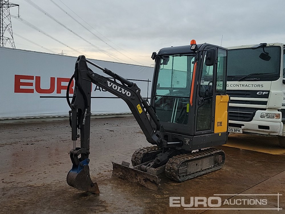 2019 Volvo EC18E - Mini bager: slika 1 2019 Volvo EC18E - Mini bager: slika 1