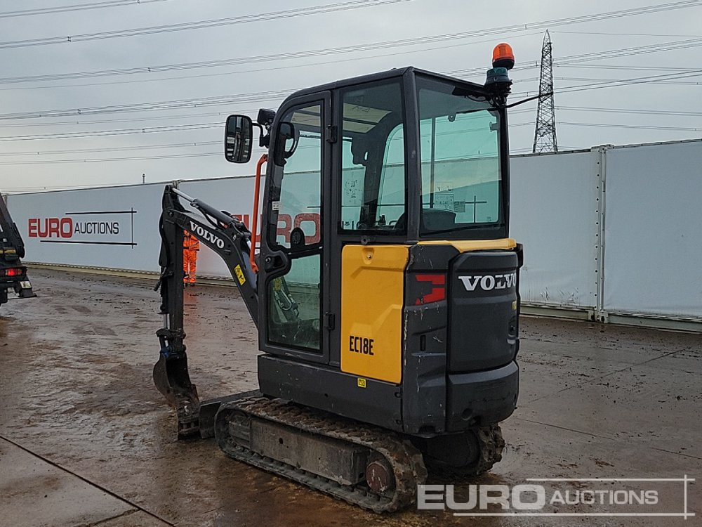 2019 Volvo EC18E - Mini bager: slika 3 2019 Volvo EC18E - Mini bager: slika 3