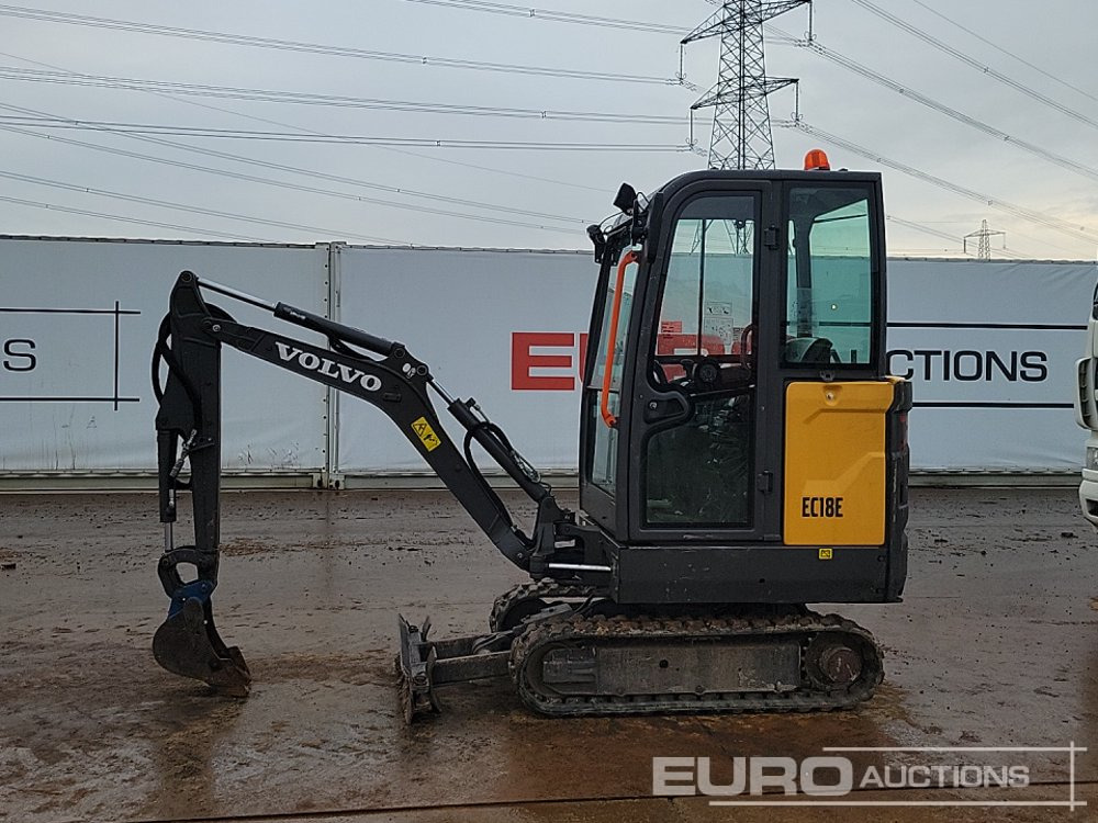 2019 Volvo EC18E - Mini bager: slika 2 2019 Volvo EC18E - Mini bager: slika 2