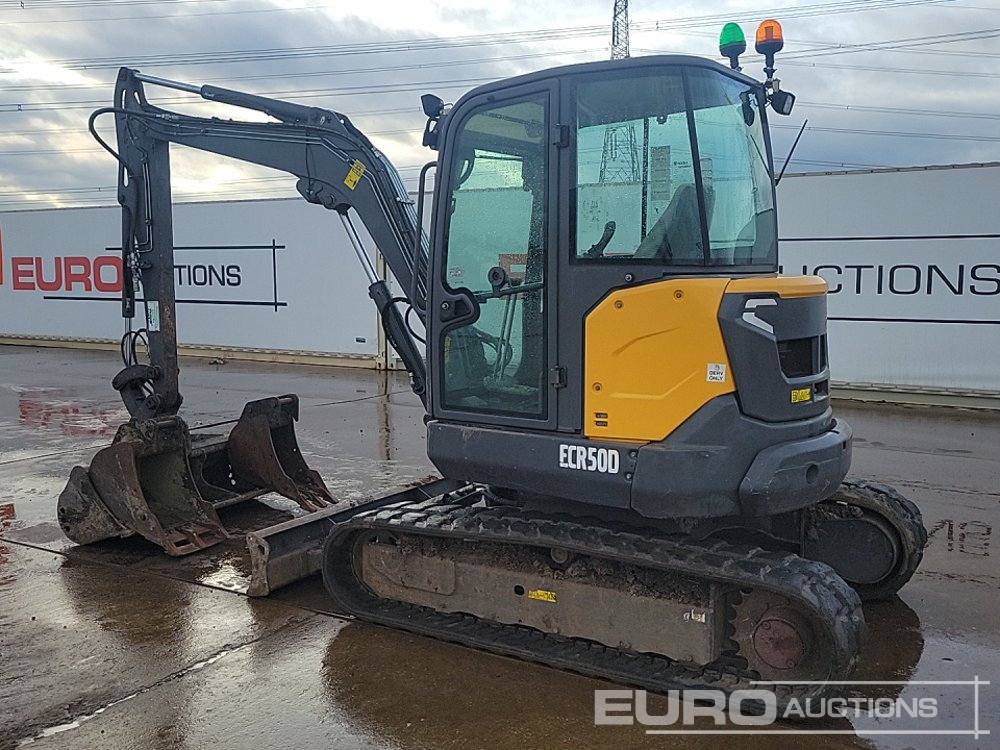 2019 Volvo ECR50D - Mini bager: slika 3 2019 Volvo ECR50D - Mini bager: slika 3