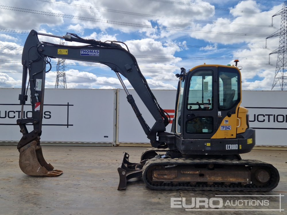 2019 Volvo ECR88D - Mini bager: slika 2 2019 Volvo ECR88D - Mini bager: slika 2