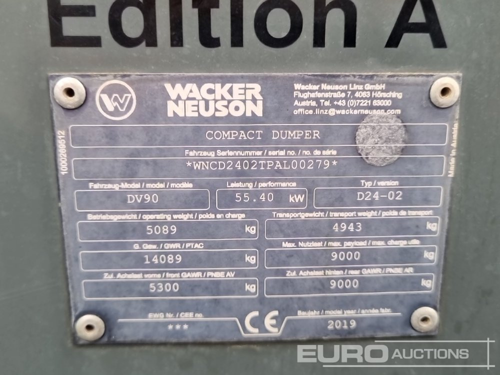 Mini kiper 2019 Wacker Neuson 9 TON: slika 49