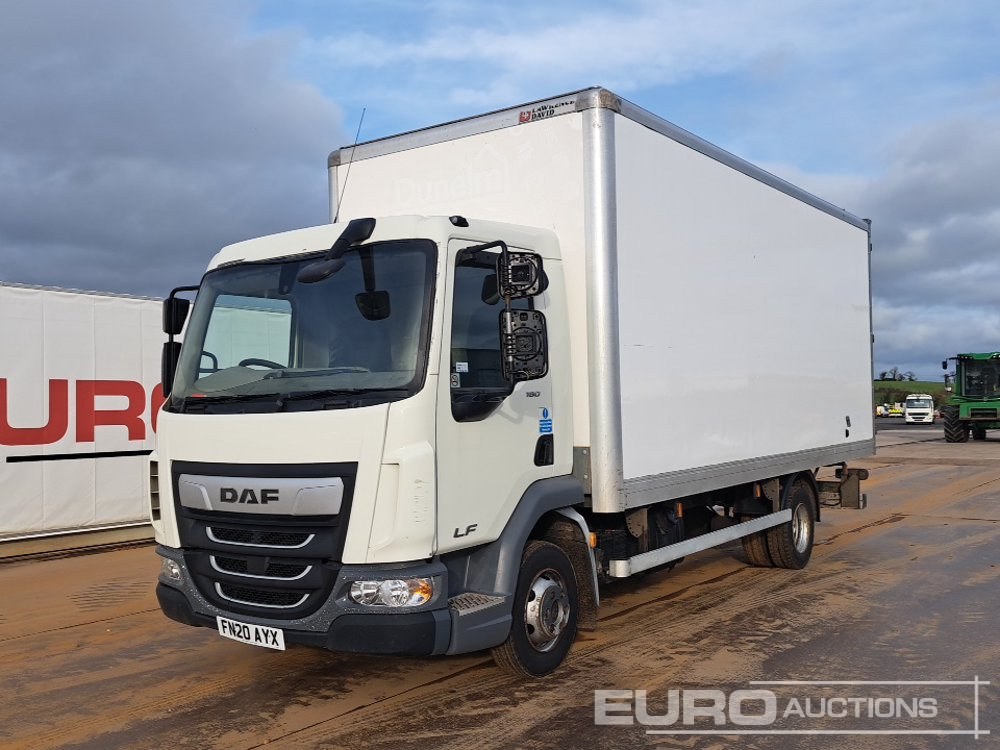 2020 DAF LF180 - Kamion sa zatvorenim sandukom: slika 1 2020 DAF LF180 - Kamion sa zatvorenim sandukom: slika 1