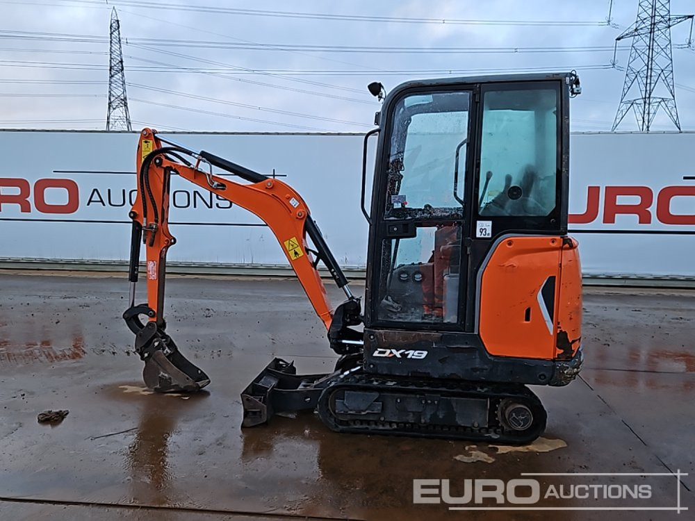 2020 Doosan DX19 - Mini bager: slika 2 2020 Doosan DX19 - Mini bager: slika 2