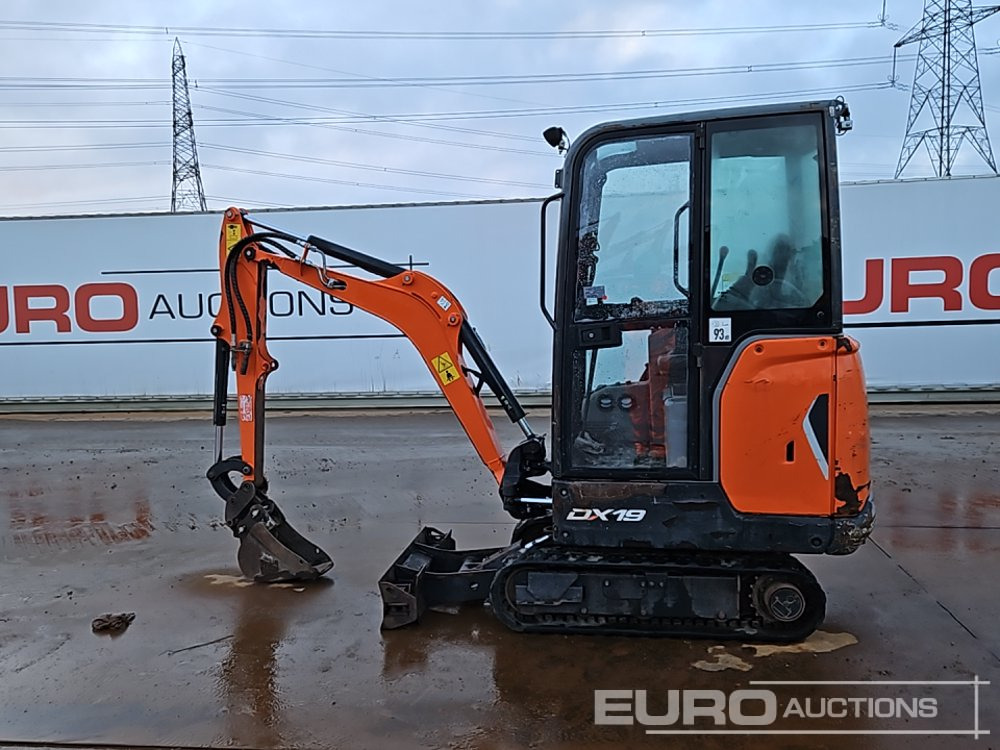 2020 Doosan DX19 - Mini bager: slika 3 2020 Doosan DX19 - Mini bager: slika 3
