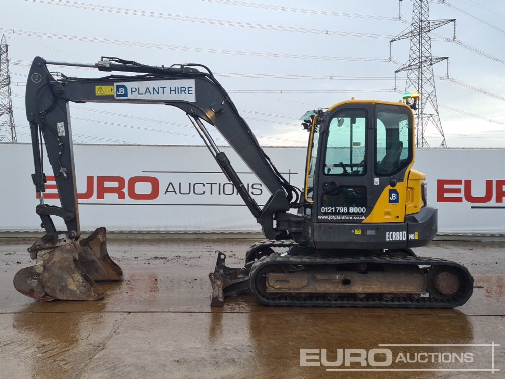 2020 Volvo ECR88D - Mini bager: slika 2 2020 Volvo ECR88D - Mini bager: slika 2