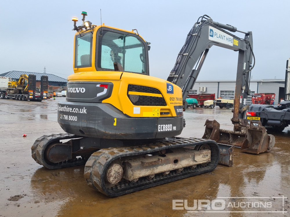 2020 Volvo ECR88D - Mini bager: slika 5 2020 Volvo ECR88D - Mini bager: slika 5
