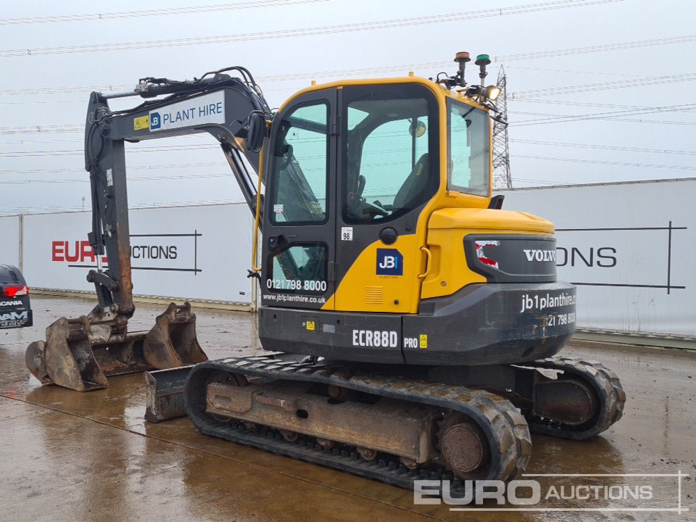2020 Volvo ECR88D - Mini bager: slika 3 2020 Volvo ECR88D - Mini bager: slika 3