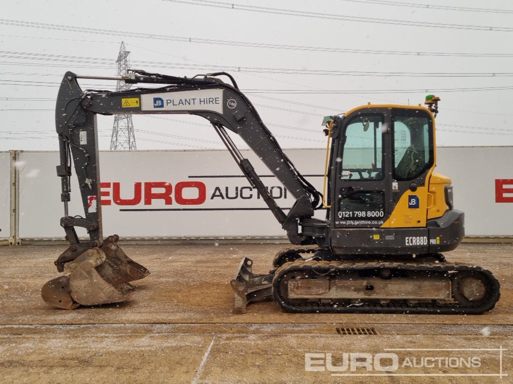 2020 Volvo ECR88D - Mini bager: slika 2 2020 Volvo ECR88D - Mini bager: slika 2