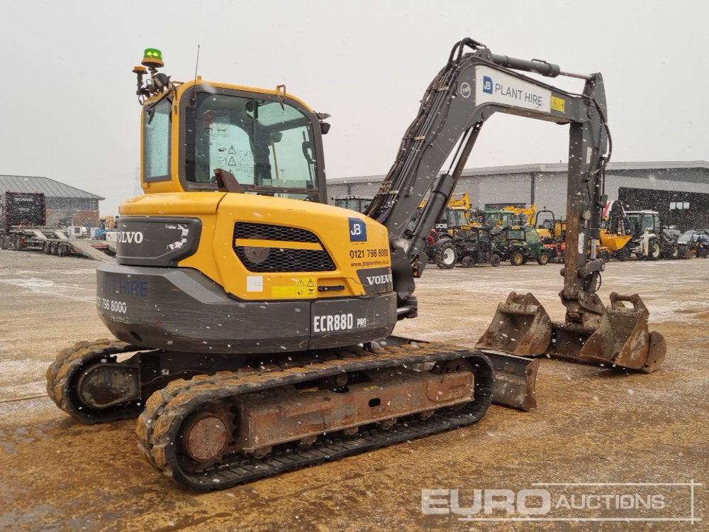 2020 Volvo ECR88D - Mini bager: slika 5 2020 Volvo ECR88D - Mini bager: slika 5