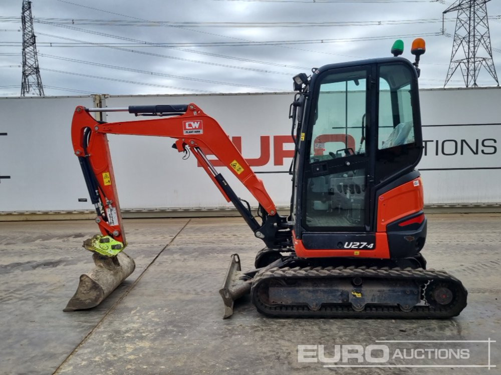 2021 Kubota U27-4 - Mini bager: slika 2 2021 Kubota U27-4 - Mini bager: slika 2