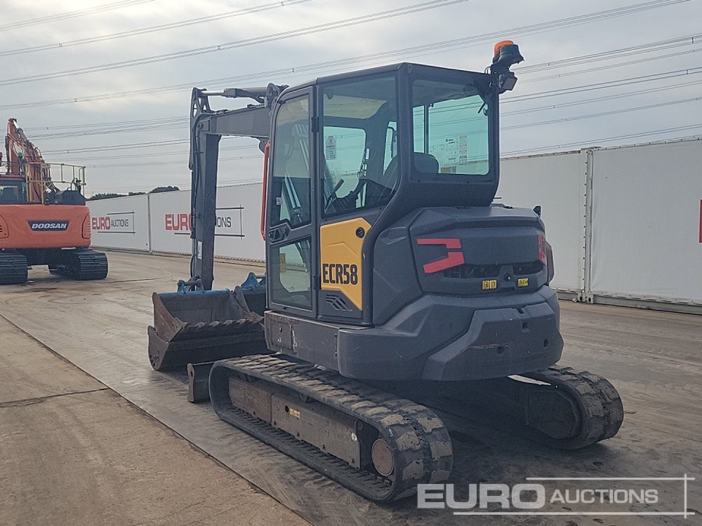 2021 Volvo ECR58F - Mini bager: slika 3 2021 Volvo ECR58F - Mini bager: slika 3