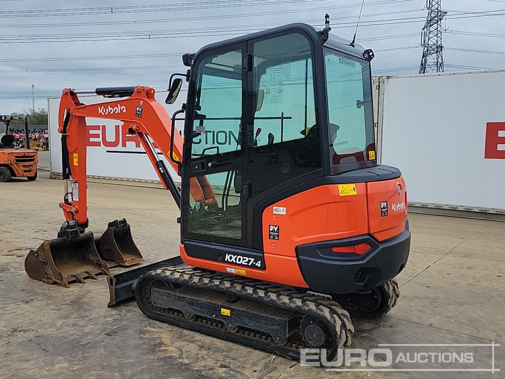2022 Kubota KX027-4 - Mini bager: slika 3 2022 Kubota KX027-4 - Mini bager: slika 3