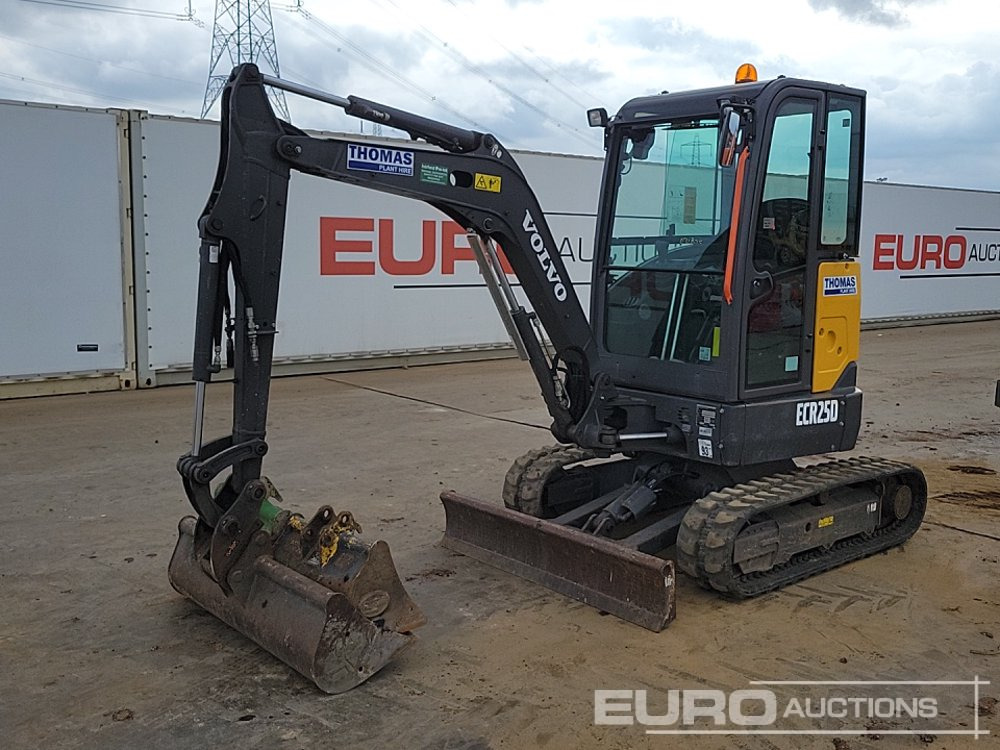 2022 Volvo ECR25D - Mini bager: slika 1 2022 Volvo ECR25D - Mini bager: slika 1