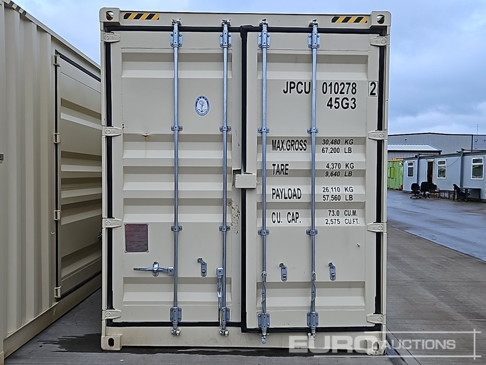 2025 40' x 8' High Cube Container, 2 Side Doors, 1 End Door (Cannot Be Reconsigned) - Brodski kontejner: slika 5 2025 40' x 8' High Cube Container, 2 Side Doors, 1 End Door (Cannot Be Reconsigned) - Brodski kontejner: slika 5