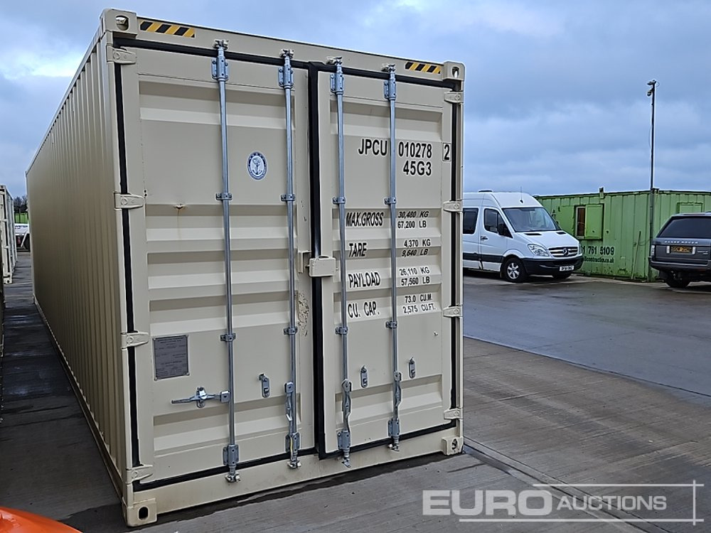 2025 40' x 8' High Cube Container, 2 Side Doors, 1 End Door (Cannot Be Reconsigned) - Brodski kontejner: slika 4 2025 40' x 8' High Cube Container, 2 Side Doors, 1 End Door (Cannot Be Reconsigned) - Brodski kontejner: slika 4
