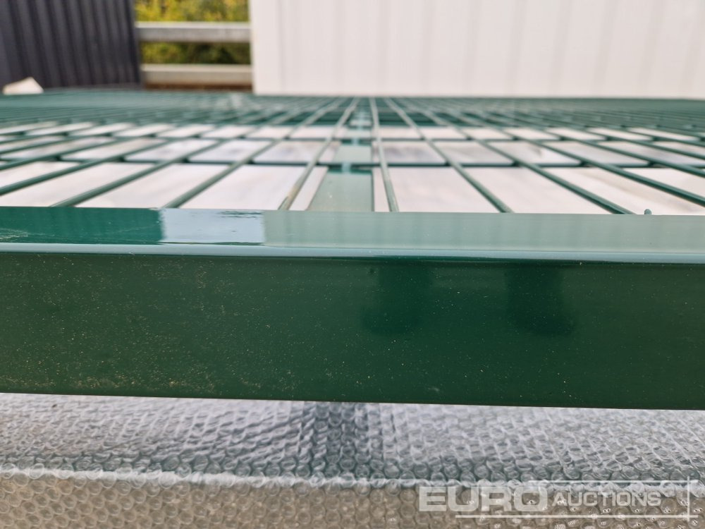 Građevinska oprema 3m x 2.3m Heavy Duty Galvanized Powder Coated Gate (2 of), 100mm x 100mm Post (2 of), Assembly Kit (Green): slika 11