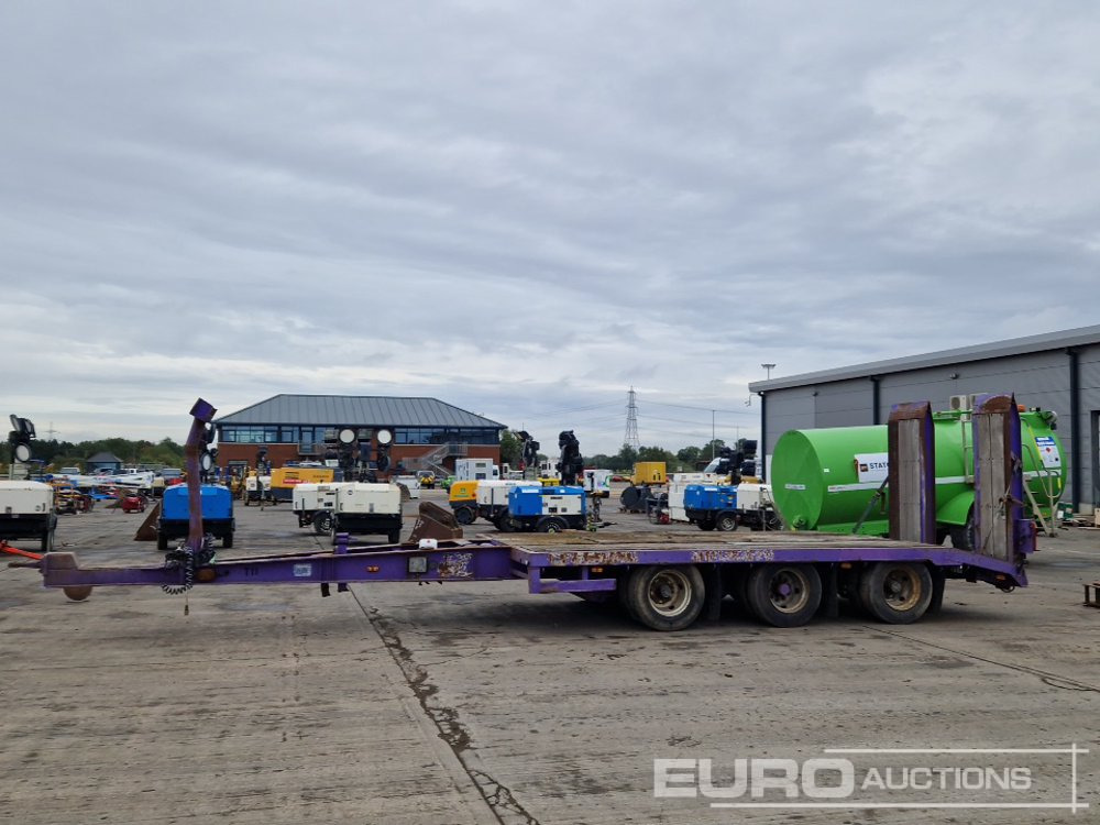 Andover Tri Axle Step Frame Low Loader Trailer, Hydraulic Flip Toe Ramps - Niska poluprikolica za prevoz: slika 2 Andover Tri Axle Step Frame Low Loader Trailer, Hydraulic Flip Toe Ramps - Niska poluprikolica za prevoz: slika 2