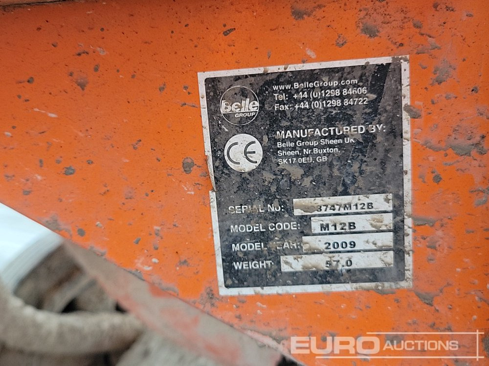 Mešalica za beton Belle M12B: slika 22