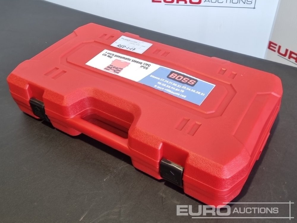 Boss 1" 17pc Pneumatic Socket Set, 8" Extension Rod - Гаражна опрема: slika 3 Boss 1" 17pc Pneumatic Socket Set, 8" Extension Rod - Гаражна опрема: slika 3