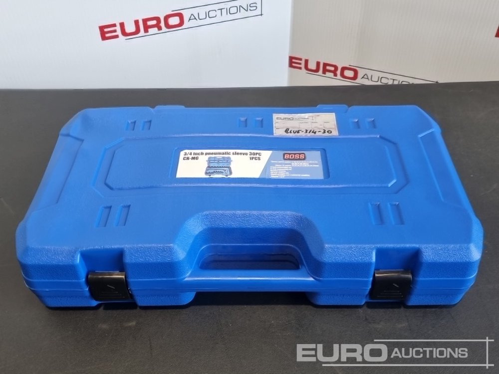 Boss 3/4" 30pc Heavy Duty Pneumatic Socket Set, 4" Connecting Rod, 8" Connecting Rod, Ratchet Wrench, 20" Sliding Rod, 18" Bending Rod Universal Coupling, Adapter1-3/4" - Гаражна опрема: slika 2 Boss 3/4" 30pc Heavy Duty Pneumatic Socket Set, 4" Connecting Rod, 8" Connecting Rod, Ratchet Wrench, 20" Sliding Rod, 18" Bending Rod Universal Coupling, Adapter1-3/4" - Гаражна опрема: slika 2