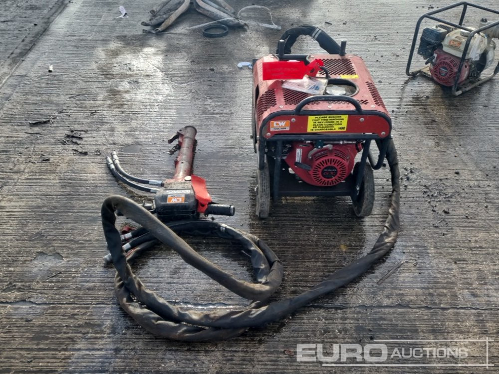 CP Hydraulic Powerpack, Honda Engine, Hydraulic Hand Held Breaker, Hoses - Mašina za asfalt: slika 4 CP Hydraulic Powerpack, Honda Engine, Hydraulic Hand Held Breaker, Hoses - Mašina za asfalt: slika 4