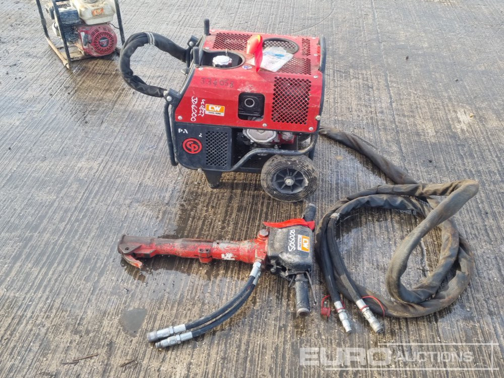 CP Hydraulic Powerpack, Honda Engine, Hydraulic Hand Held Breaker, Hoses - Mašina za asfalt: slika 2 CP Hydraulic Powerpack, Honda Engine, Hydraulic Hand Held Breaker, Hoses - Mašina za asfalt: slika 2