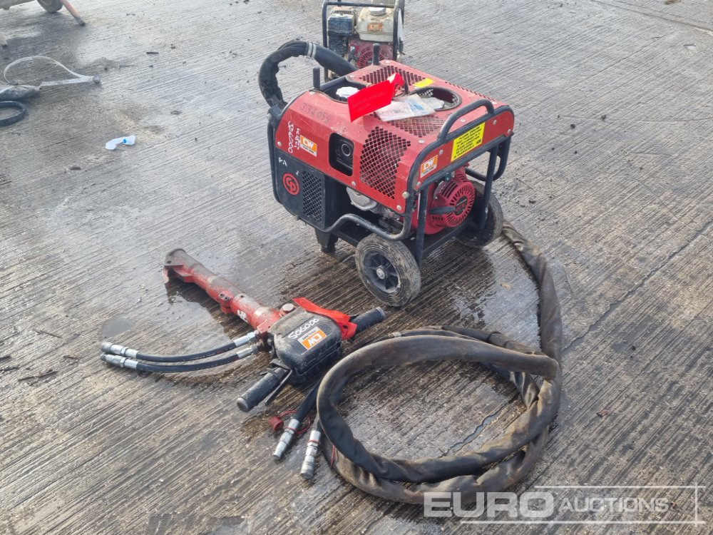 CP Hydraulic Powerpack, Honda Engine, Hydraulic Hand Held Breaker, Hoses - Mašina za asfalt: slika 3 CP Hydraulic Powerpack, Honda Engine, Hydraulic Hand Held Breaker, Hoses - Mašina za asfalt: slika 3