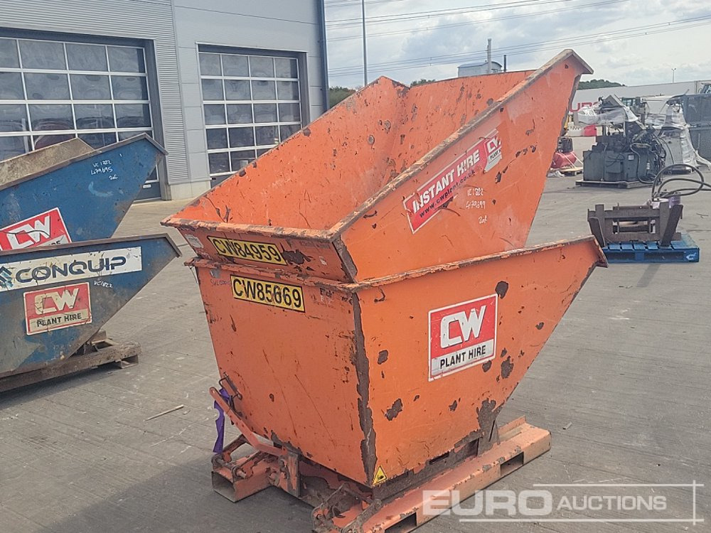 Conquip Tipping Skip to suit Forklift (2 of) - Kiper kontejner: slika 5 Conquip Tipping Skip to suit Forklift (2 of) - Kiper kontejner: slika 5