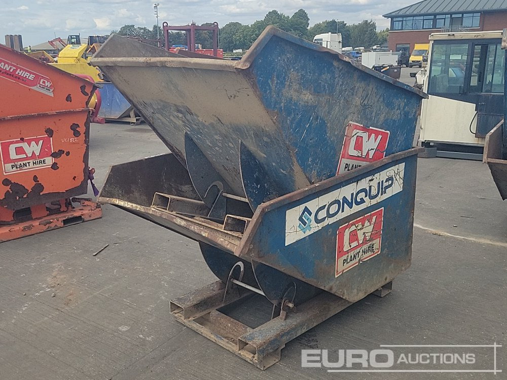 Conquip Tipping Skip to suit Forklift (2 of) - Kiper kontejner: slika 1 Conquip Tipping Skip to suit Forklift (2 of) - Kiper kontejner: slika 1
