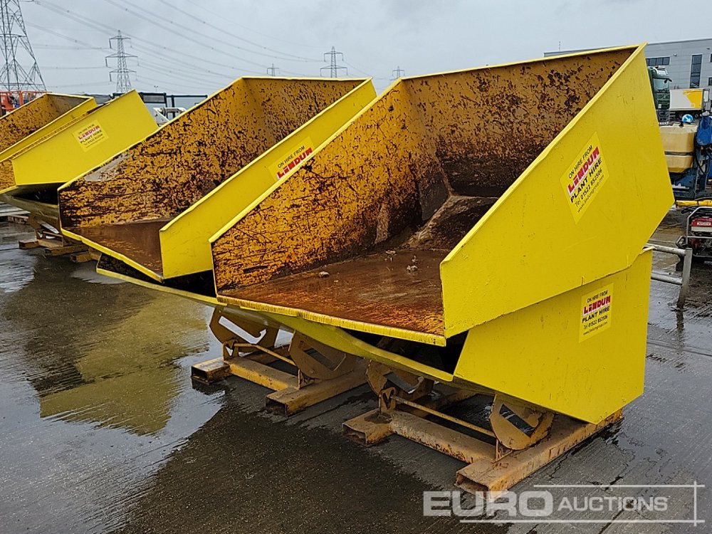 Contact Tipping Skips to suit Forklift (4 of) - Kiper kontejner: slika 1 Contact Tipping Skips to suit Forklift (4 of) - Kiper kontejner: slika 1