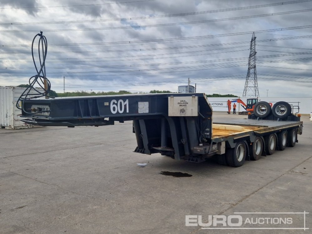 Crane Fruehauf 74 Ton 5 Axle Low Loader Trailer, Rear Steer - Niska poluprikolica za prevoz: slika 1 Crane Fruehauf 74 Ton 5 Axle Low Loader Trailer, Rear Steer - Niska poluprikolica za prevoz: slika 1